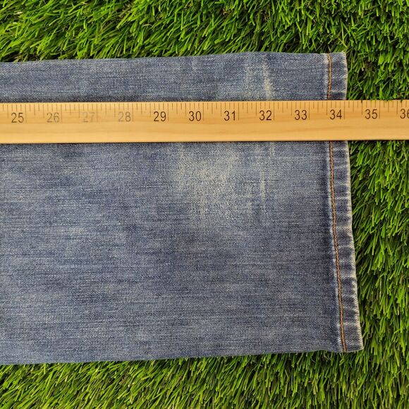 Vintage Y2K LEE Button-Fly Jeans 35x34 (36x34) Blue - Picture 14 of 16